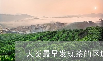 人类最早发现茶的区域/2023060927471