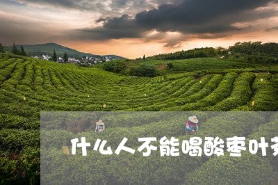 什么人不能喝酸枣叶茶/2023060851694