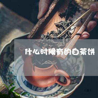 什么时候有的白茶饼/2023081284058