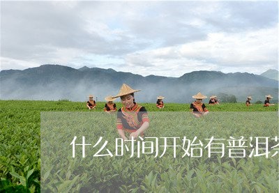 什么时间开始有普洱茶了/2023102481474