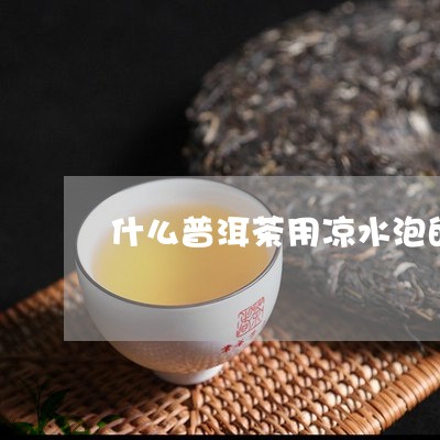 什么普洱茶用凉水泡的好/2023050627379