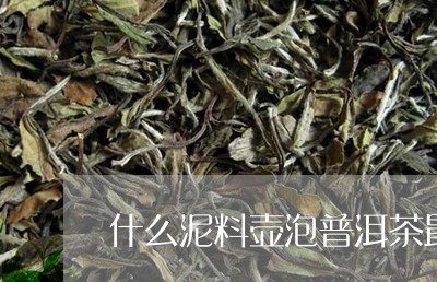 什么泥料壶泡普洱茶最好/2023082548170