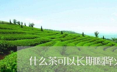 什么茶可以长期喝降火/2023071457370