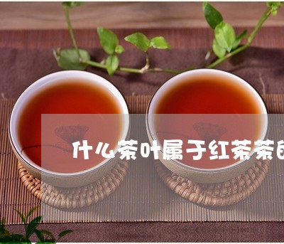 什么茶叶属于红茶茶的特性/2023051297261