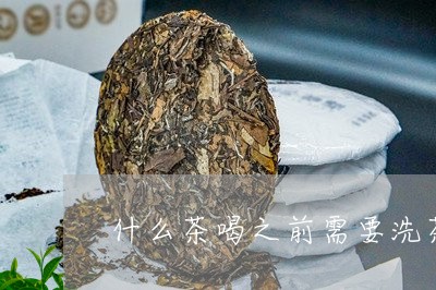 什么茶喝之前需要洗茶/2023071471516