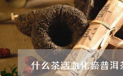 什么茶活血化瘀普洱茶唛号对应茶厂/2023060354848