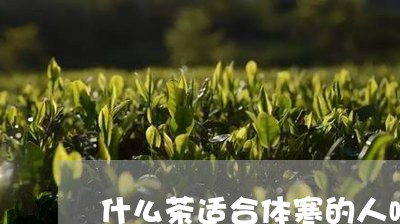 什么茶适合体寒的人喝/2023071415059