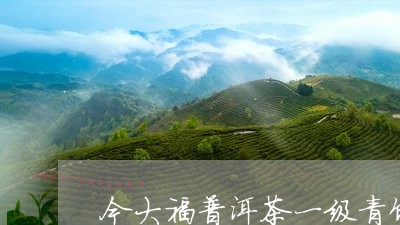 今大福普洱茶一级青饼/2023120785969