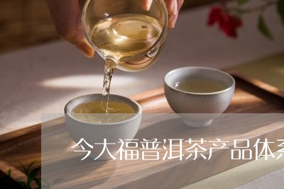 今大福普洱茶产品体系/2023062344173