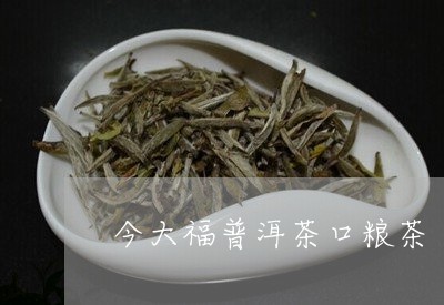 今大福普洱茶口粮茶/2023120558460