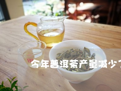 今年普洱茶产量减少了吗/2023120767351