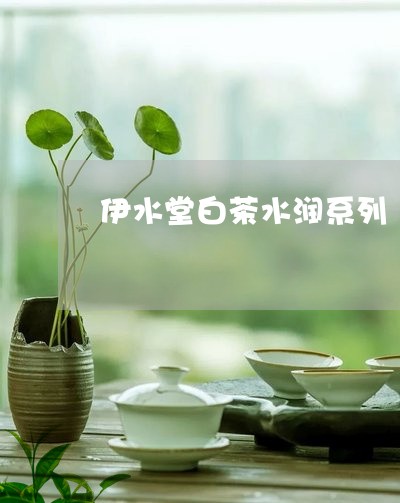 伊水堂白茶水润系列/2023071467140