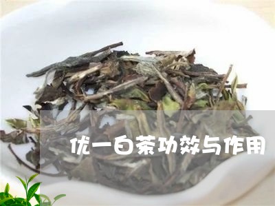 优一白茶功效与作用/2023071415834