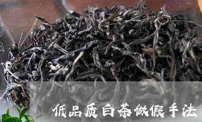 低品质白茶做假手法/2023121626169