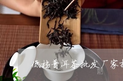 低档普洱茶批发厂家排名/2023102439403