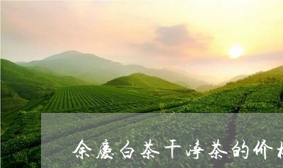 余庆白茶干净茶的价格/2023092702935