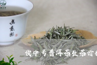 俊中号普洱茶生茶价格/2023100777471