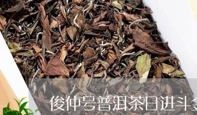 俊仲号普洱茶日进斗金/2023061554725