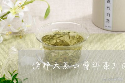 倚邦大黑山普洱茶2021年/2023052806058