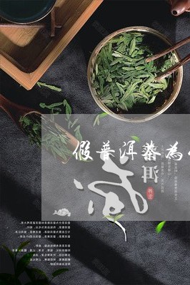 假普洱茶为什么没茶味/2023073161693