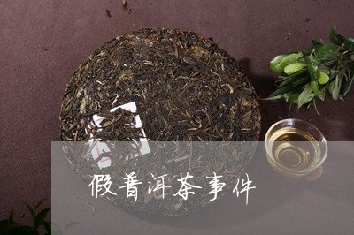 假普洱茶事件/2023042710585