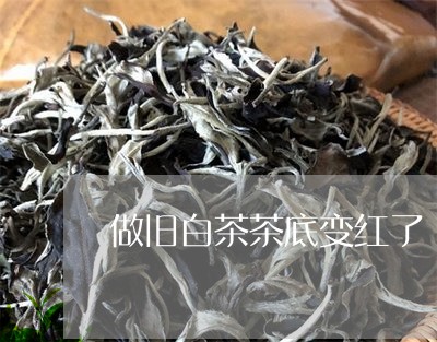 做旧白茶茶底变红了/2023121779592