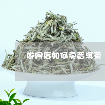 做网店如何卖普洱茶/2023120518273