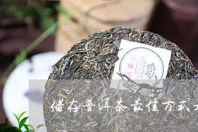 储存普洱茶最佳方式是/2023110503936