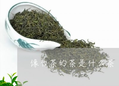 像白茶的茶是什么茶/2023071531795