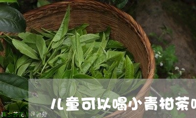 儿童可以喝小青柑茶吗/2023071615267