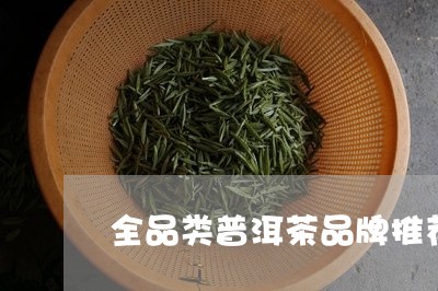 全品类普洱茶品牌推荐及价格/2023082817369