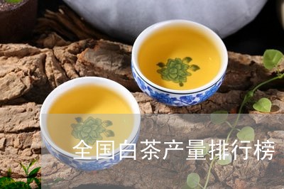 全国白茶产量排行榜/2023121727270