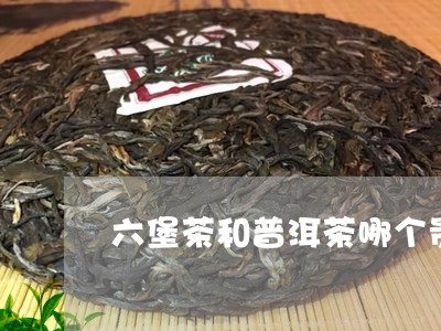 六堡茶和普洱茶哪个贵/2023062340595