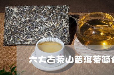 六大古茶山普洱茶简介/2023092869392