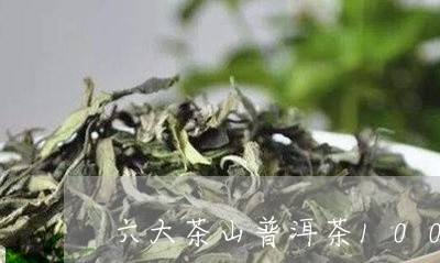 六大茶山普洱茶100周年纪念饼/2023082676482