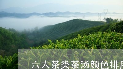 六大茶类茶汤颜色排序/2023071561404