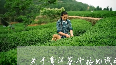 关于普洱茶价格的调研/2023100835271