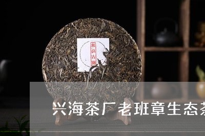 兴海茶厂老班章生态茶/2023061253937