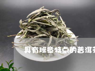 具有班章特点的普洱茶/2023072448382