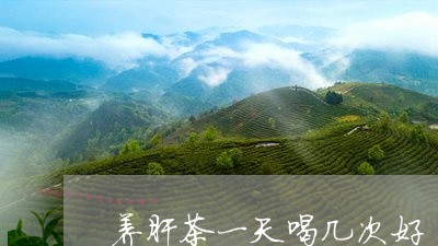 养肝茶一天喝几次好/2023042084928