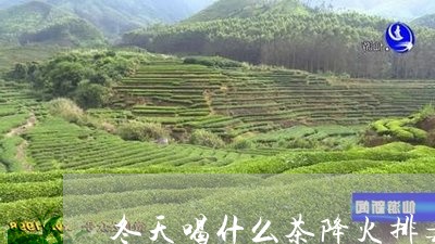 冬天喝什么茶降火排毒/2023071481602