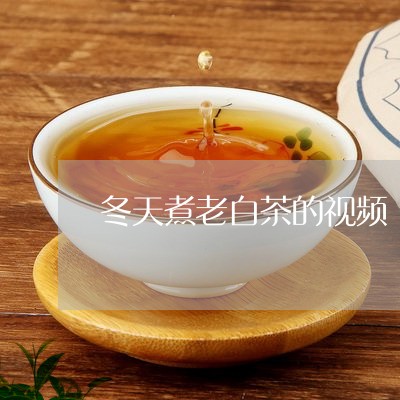 冬天煮老白茶的视频/2023121727461