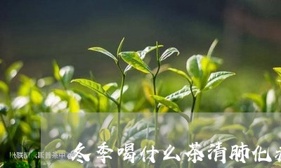 冬季喝什么茶清肺化痰/2023071435160