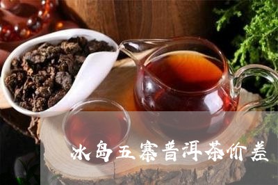 冰岛五寨普洱茶价差/2023071172835