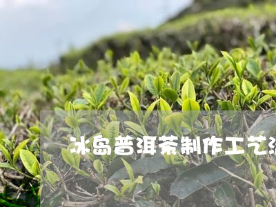 冰岛普洱茶制作工艺流程图/2023082583020