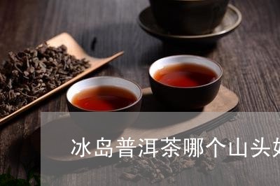 冰岛普洱茶哪个山头好一点/2023082853713