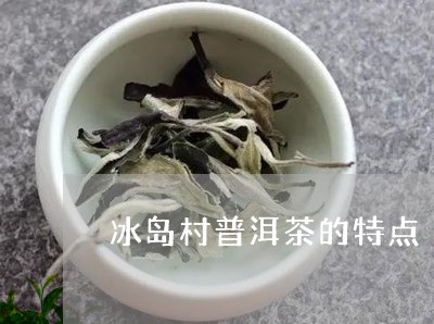 冰岛村普洱茶的特点/2023071122269