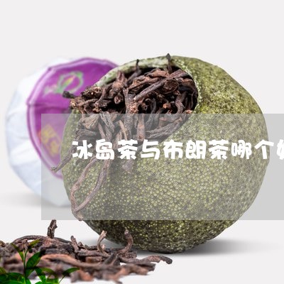 冰岛茶与布朗茶哪个好/2023092387581