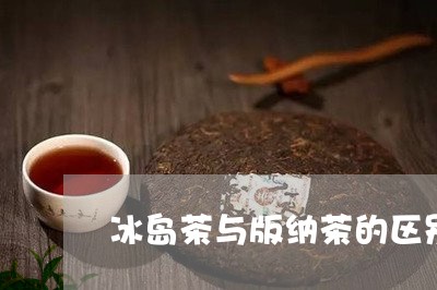 冰岛茶与版纳茶的区别/2023092313169