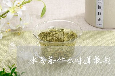 冰岛茶什么味道最好/2023042629372